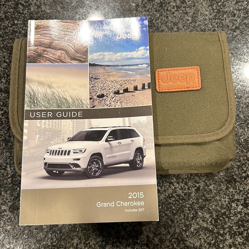 Jeep Grand Cherokee 2015 User Guide with Canvas Pouch